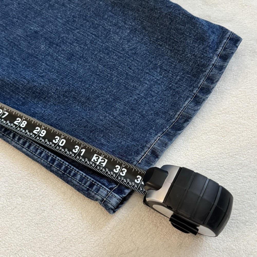 Lee Loose Fit Carpenter Jeans Mens 40x34 (38x34) Blue Cargo Utility Workwear - Picture 9 of 10